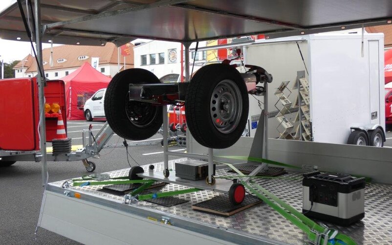 Trailers with system from the Trebbiner vehicle factory. | © Trebbiner FahrzeugFabrik