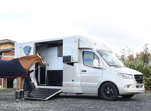 The low entry angle of the SPRINTOVAN makes it easier for animals to get in. | © Manche Techni Metal