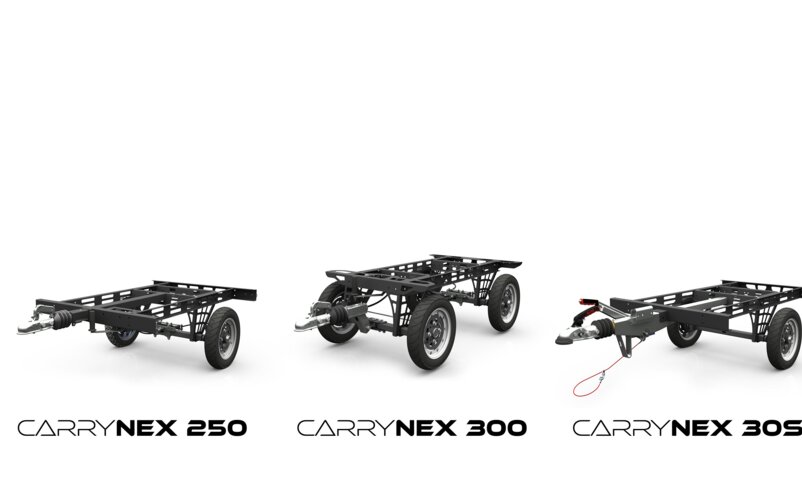 The cargo chassis AL-KO CarryNex sets new standards in the transport and logistics industry – lighter, safer, and more customized | © AL-KO Vehicle Technology Group