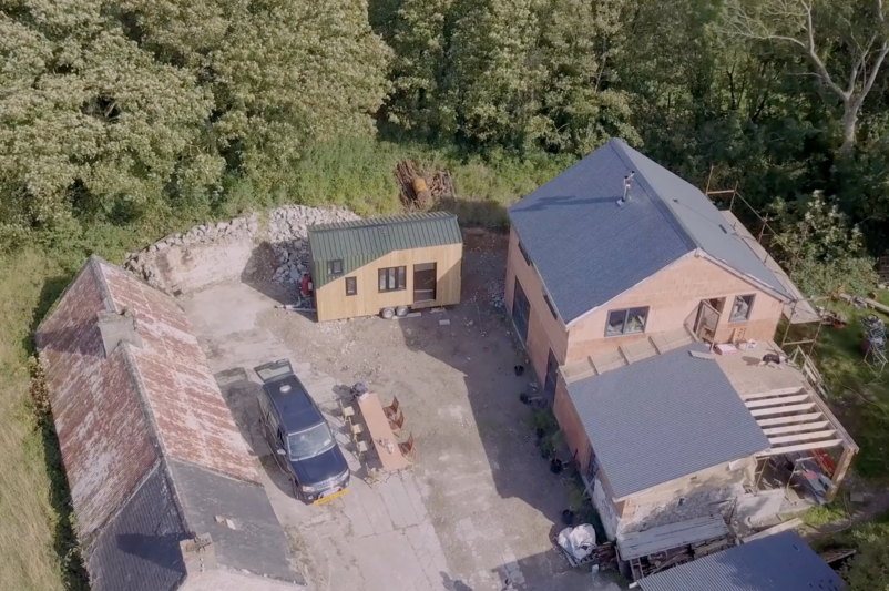 Paul builds tiny houses in Ireland’s only Eco Village.  | © Colm McGlone GL1 Media