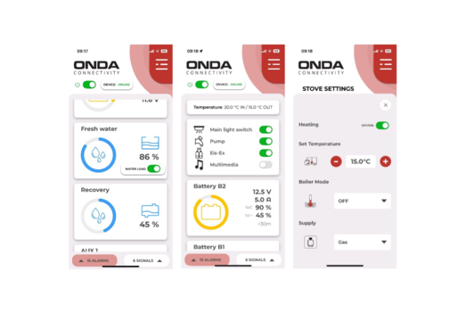 With the ONDA Connectivity System, you can keep track of the status of all devices connected via the internal data 	network of your caravan or motorhome. | © AL-KO VTE 